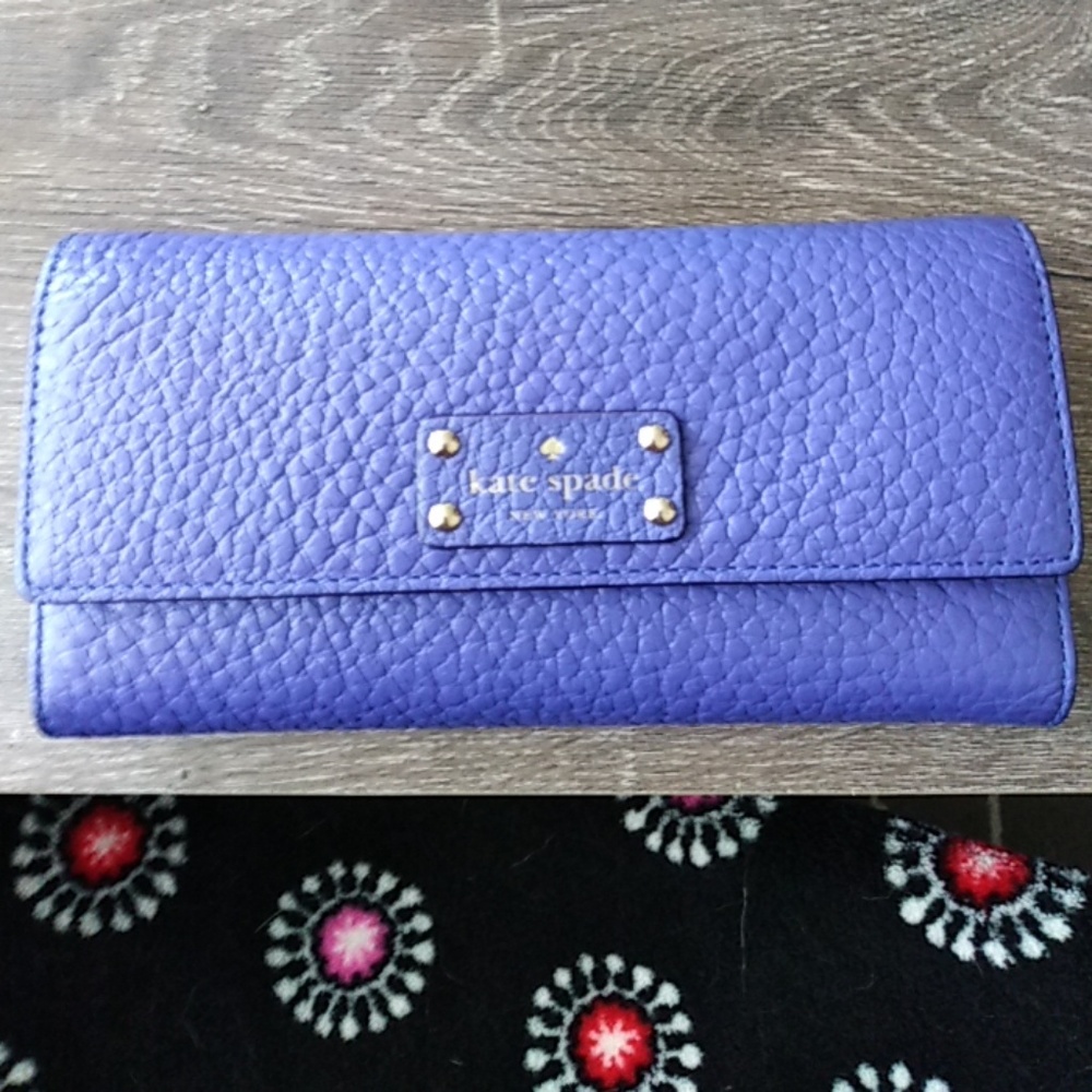 Purple Kate Spade Wallet